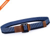 Top Sale Nylon Woven Elastic Leather Waist Belts For Men