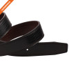 Boy's Western Design Genuine Leather Belt 35mm With Rotated Buckle