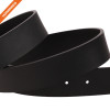 Men's 1.4'' Bridle Reversible Cow Skin Flat Belt With Customized Buckle