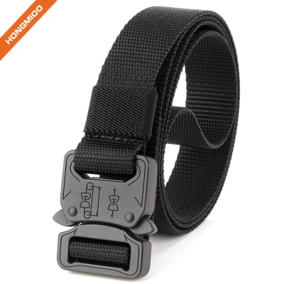 Wholesale Best Military Style Fabric Belts With Cobra Buckle