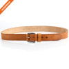 Imported Italy Cow Skin Full Grain Leather Belt With Zinc Alloy Pin Buckle