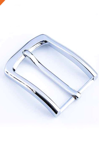 Blank Silver Plated Metal Alloy Pin Belt Buckle