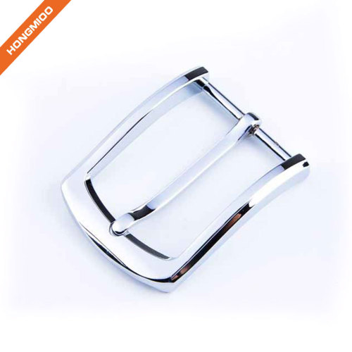 Blank Silver Plated Metal Alloy Pin Belt Buckle
