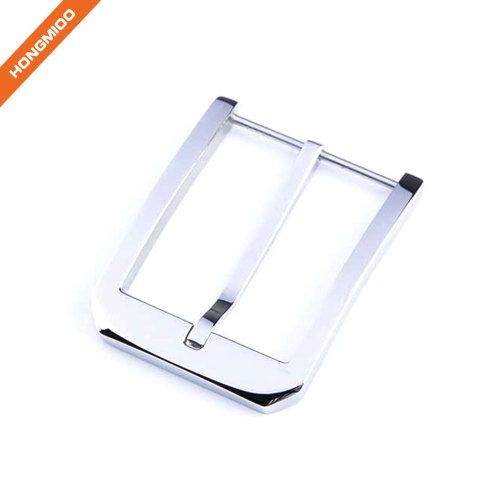 Blank Silver Plated Metal Alloy Pin Belt Buckle