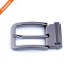 Customized Removable Zinc Alloy Shiny Black Metal Pin Clip Belt Buckle