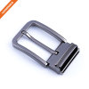 Customized Removable Zinc Alloy Shiny Black Metal Pin Clip Belt Buckle