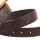 Hongmioo Custom Split Leather Plate Belt Shining Zinc Alloy Single Prong Buckle Strap