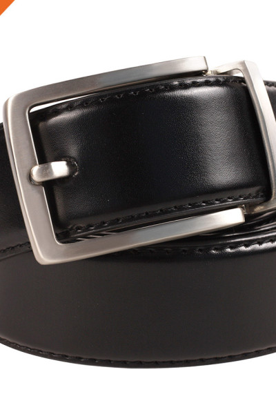 Classic Design New Single Prong Buckle 100% Real Leather Waist Strap