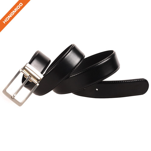 Classic Design New Single Prong Buckle 100% Real Leather Waist Strap