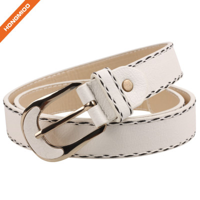 Hongmioo Men's Fashion Pu Leather Belt Waist Band Strap Pin Buckle Belts