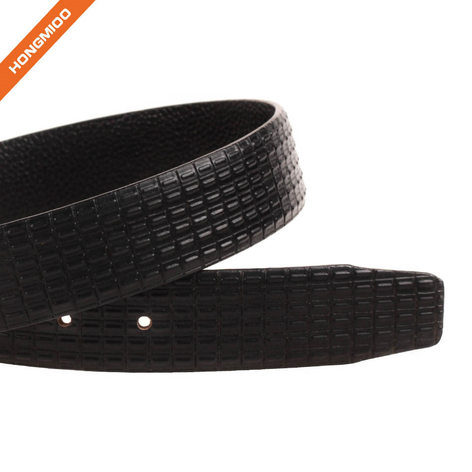 Men Thick Leather Belt Embossed Strap With Retro Brass ... gallery