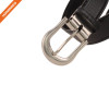 Men Nubuck Single Prong Buckle Belt 100% Real Leather Strap