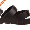 Simple Design Mens 1 1/2" Italian Leather Belt With Anti-nickel Buckle