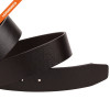 Simple Design Mens 1 1/2" Italian Leather Belt With Anti-nickel Buckle