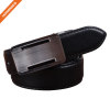 Italy Import Split Leather Metal Plaque Buckle Belt