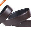 Simple Design Silver Plate Buckle Split Leather Belt Mens Waistband
