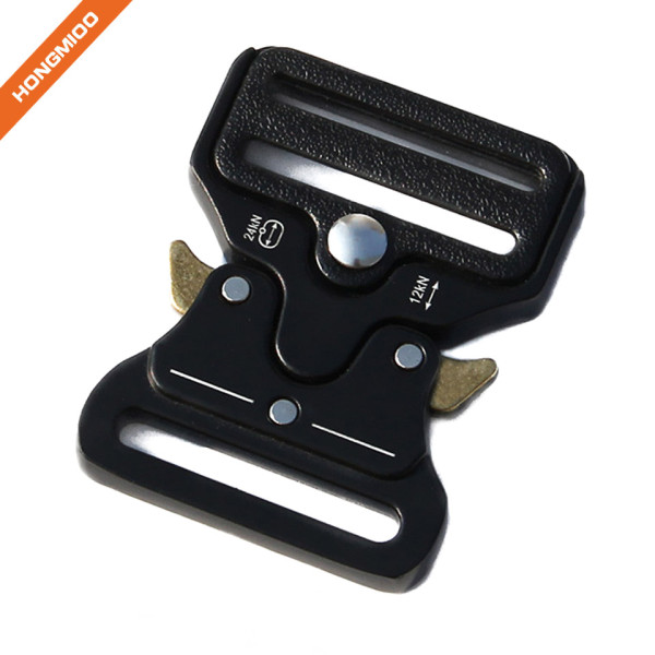 Hongmioo TB1827 Outdoor Black Metal Alloy Cobra Blet Buckle