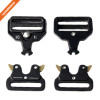 Hongmioo TB1827 Outdoor Black Metal Alloy Cobra Blet Buckle
