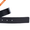 Retro Buckle Design Split Leather Belts with Nickel Free Detachable Buckle