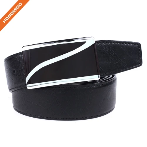 Hongmioo Heavy Duty Thick Split Leather Belt With Letter Z Plate Buckle
