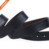 Durable Men's Genuine Leather Belt Fashion Designer Classic Plaque Pin Buckle Belt