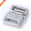 Italy Design 1 Inch Sliver Metal Belt Buckles For Male And Female