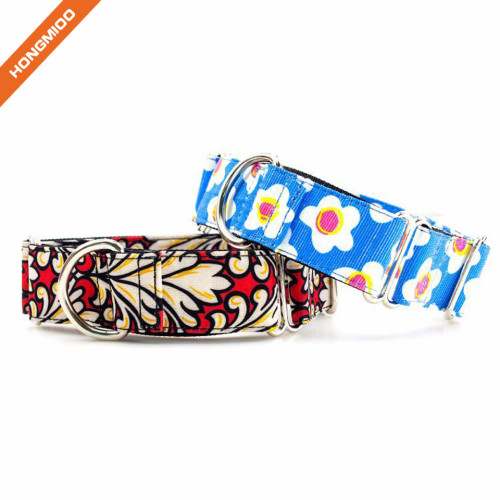 Custom Color Heart Transfer Printing Microfiber Dog Collar