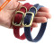 Strong Texture Golden Pin Buckle Microfiber Dog Collar