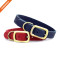 Strong Texture Golden Pin Buckle Microfiber Dog Collar