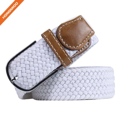 New Arrival Fashion White Color Ladies Polyester Belts