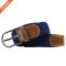 Custom Size Polyester Metarial Mens Elastic Braided Belt