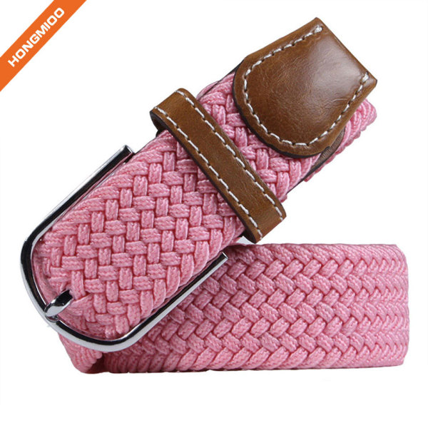 Hongmioo Pin Buckle Belts Elastic Braided Belts Nice Gifts