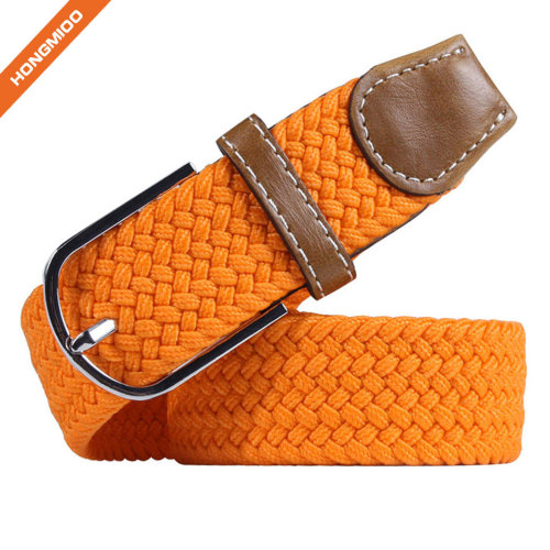New Products Ladies Adjustable Braided Elastic Belt For Golf