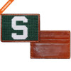 Hongmioo Slim Front Genuine Leather Pocket Wallet Different Letters Design