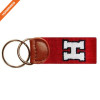 Hongmioo Handcraft Needlepoint Small Pocket Key Fob Real Leather Key Chain