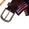 Classical Design American Flag Top Grain Leather Wide Adjustable Belts