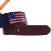 Classical Design American Flag Top Grain Leather Wide Adjustable Belts