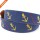 Popular Design Navy Background Embroidery Boat Anchor Top Grain Leather Belts