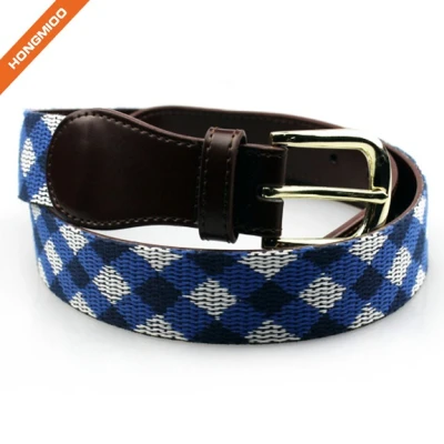 Italy Cowhide Genuine Leather Mens Wide Belts Embroidery Tall Size Waistbelt
