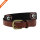 Real Handmade Wide Needlepoint Top Grain Leather Letter G Belts