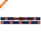 Golf Sports Design Mens Top Grain Leather Belts Handmade Needlepoint Belts