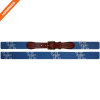 Hand-Stitched Letter Design Needlepoint Genuine Leather Belts By Hongmioo