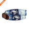 Cute Crab Needlepoint Design Top Grain Leather Belts By Hongmioo