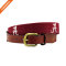 Cute Crab Needlepoint Design Top Grain Leather Belts By Hongmioo