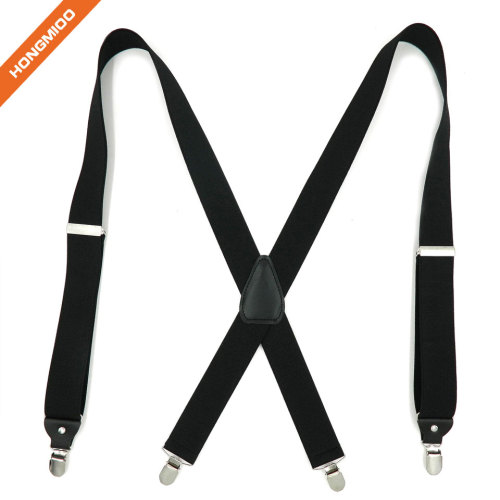 Mens X-Back Clip Adjustable Elastic Suspenders Daily Shirt Stays Holder