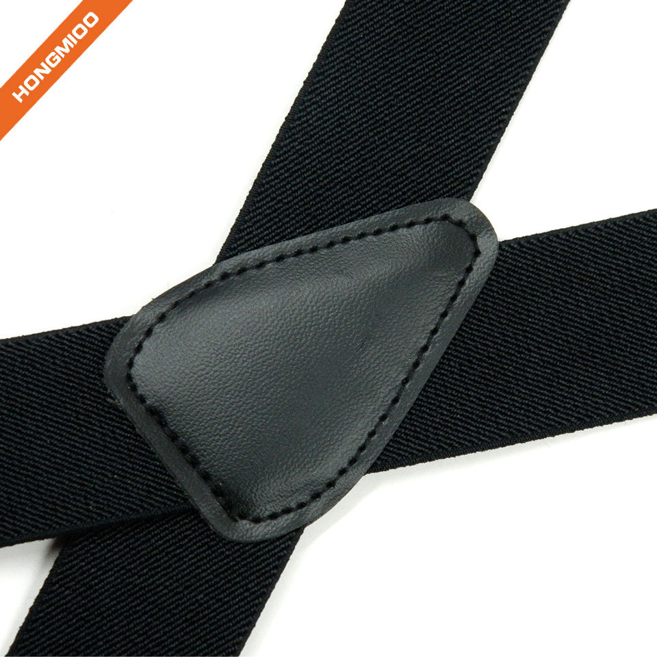 Mens X-Back Clip Adjustable Elastic Suspenders Daily Shirt Stays Holder - Detail