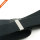 Men's Black 1.4" PU Leather Shiny Shirt Stays Y back Belt Loop Suspenders With 3 Snap Hooks