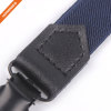 Slim No Cross Mens Adjustable Metal Clips Suspender Handmade Durable Shirt Stays