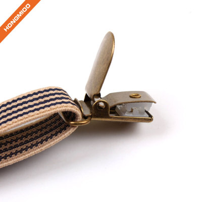 Retro Design Mens Adjustable Accessory Suspenders Belt 3 Clips PU Leather Shirt Garter