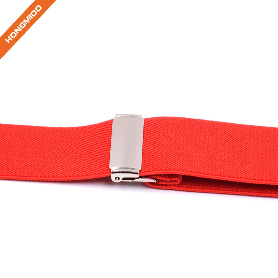 Classical X-Back Design Mens Colorful Polyester Shirt Garter Suspender Belts - Specs